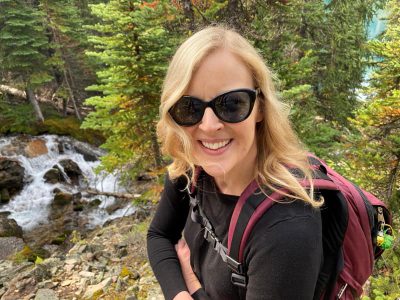 Paige Feurer in the Rocky Mountains